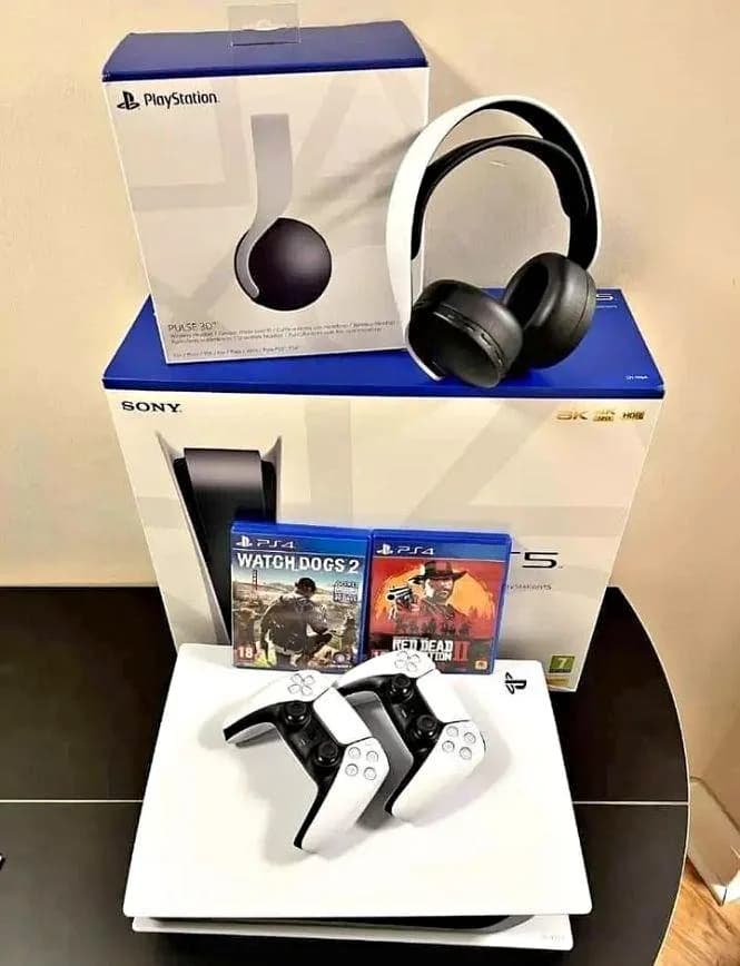 PS5 completa: 2 mandos, cascos Pulse 3D y juegos - Image 1